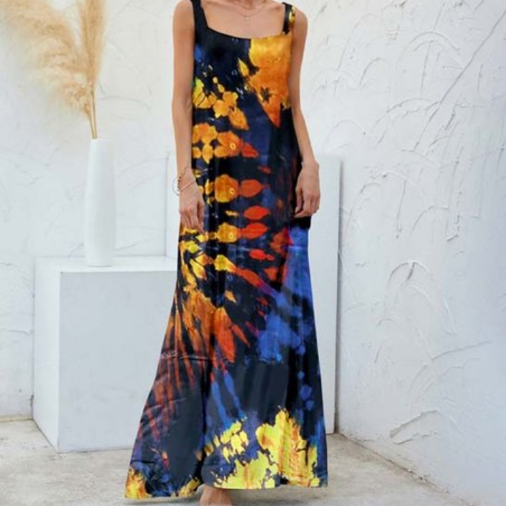 Tie Dye Maxi Dress